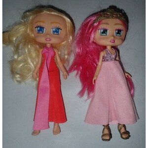 8” Jay @ Play Boxy Girls Dolls Lot Of 2‎ Let Party Pink and Blonde Hair